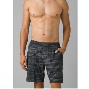 NEW Prana Men’s Heiro Lined Short - Charcoal Tunnel Size XS